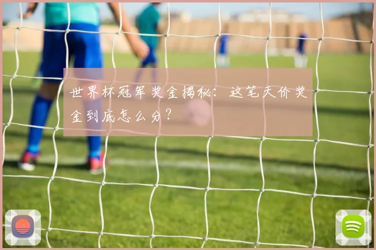 世界杯冠军奖金揭秘：这笔天价奖金到底怎么分？