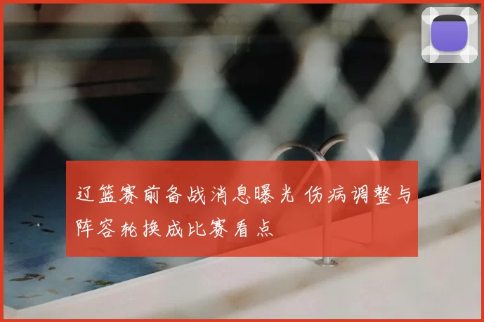 辽篮赛前备战消息曝光 伤病调整与阵容轮换成比赛看点